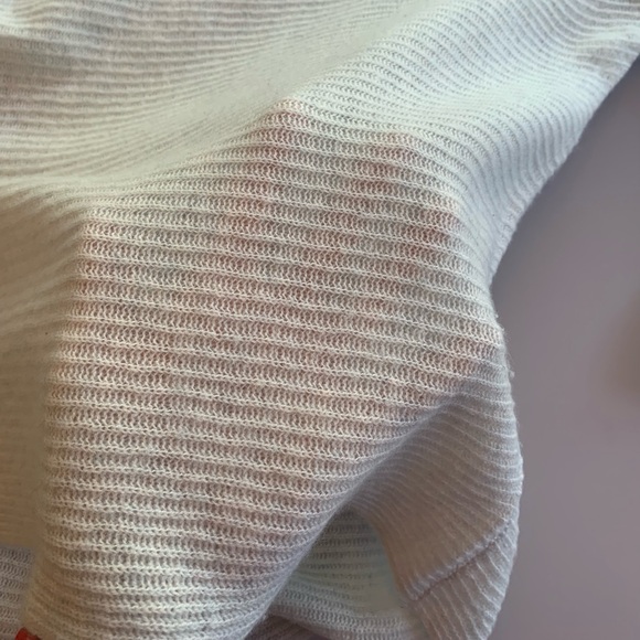 Joie Lightweight Cashmere Boatneck Sweater in Soft Blue | Small - Picture 7 of 7